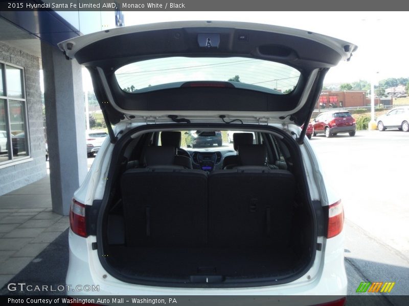 Monaco White / Black 2015 Hyundai Santa Fe Limited AWD