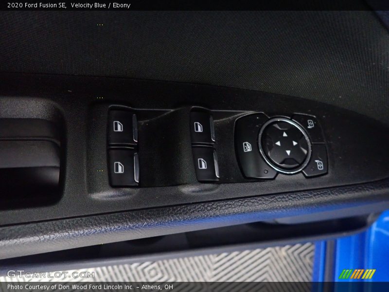 Velocity Blue / Ebony 2020 Ford Fusion SE
