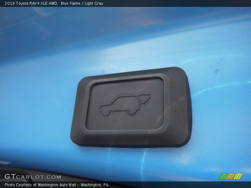 Blue Flame / Light Gray 2019 Toyota RAV4 XLE AWD
