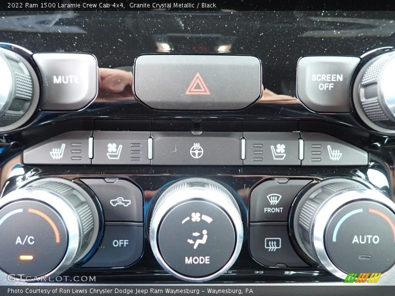 Granite Crystal Metallic / Black 2022 Ram 1500 Laramie Crew Cab 4x4