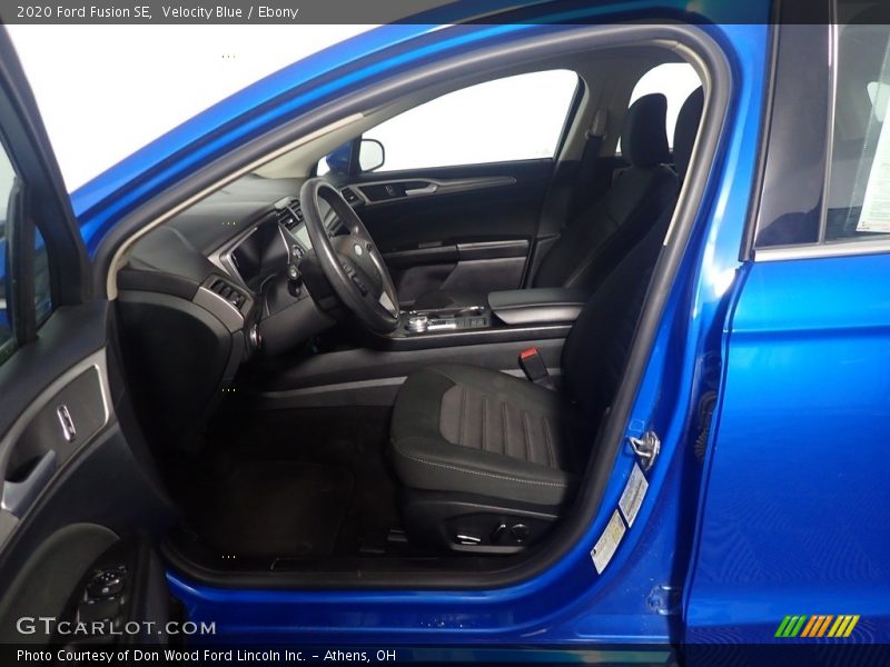 Front Seat of 2020 Fusion SE