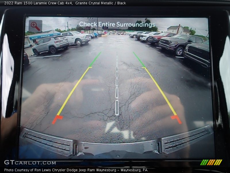 Granite Crystal Metallic / Black 2022 Ram 1500 Laramie Crew Cab 4x4
