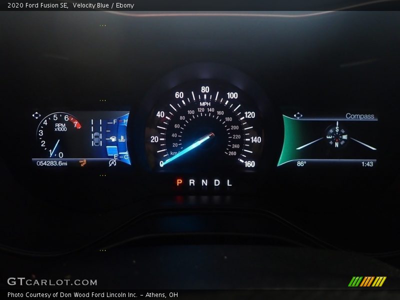  2020 Fusion SE SE Gauges