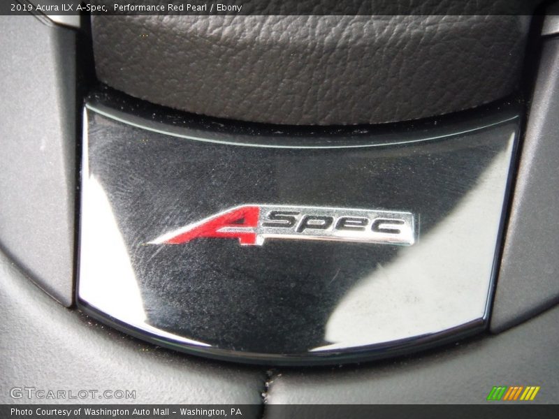 Performance Red Pearl / Ebony 2019 Acura ILX A-Spec