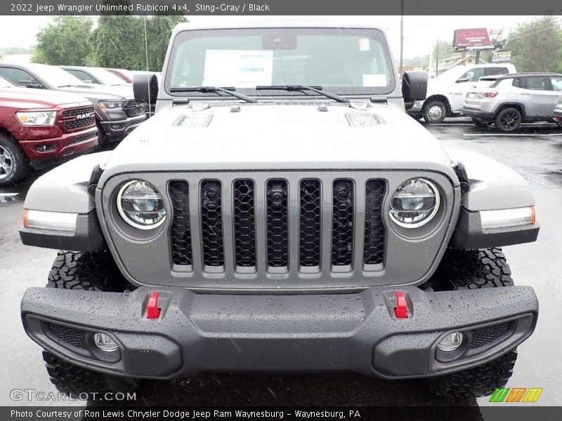 Sting-Gray / Black 2022 Jeep Wrangler Unlimited Rubicon 4x4