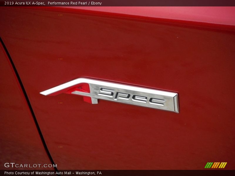 Performance Red Pearl / Ebony 2019 Acura ILX A-Spec