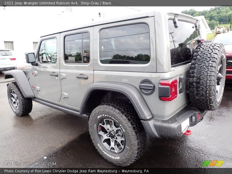 Sting-Gray / Black 2022 Jeep Wrangler Unlimited Rubicon 4x4