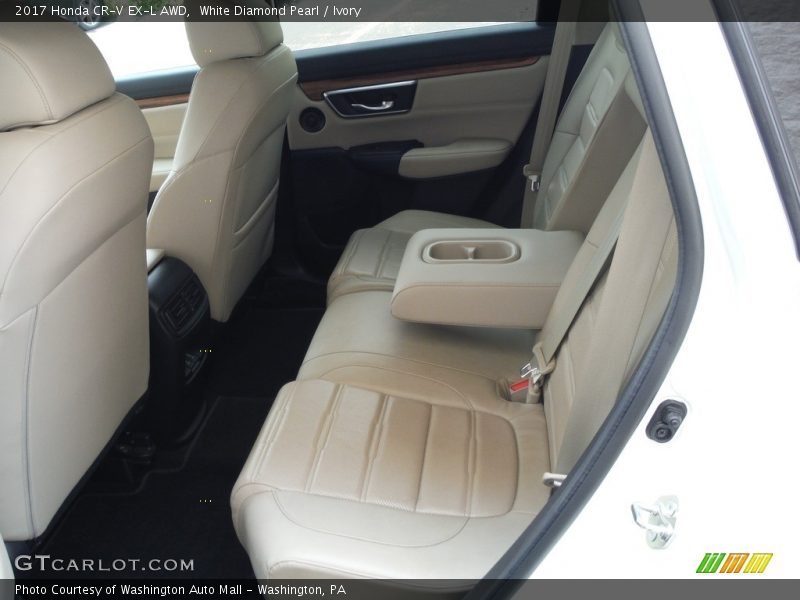 White Diamond Pearl / Ivory 2017 Honda CR-V EX-L AWD