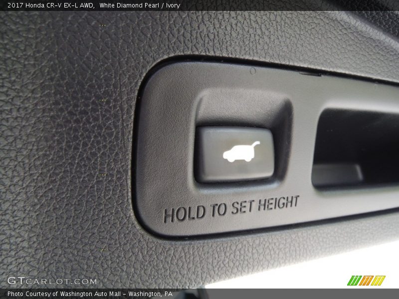 White Diamond Pearl / Ivory 2017 Honda CR-V EX-L AWD