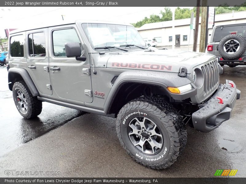 Sting-Gray / Black 2022 Jeep Wrangler Unlimited Rubicon 4x4