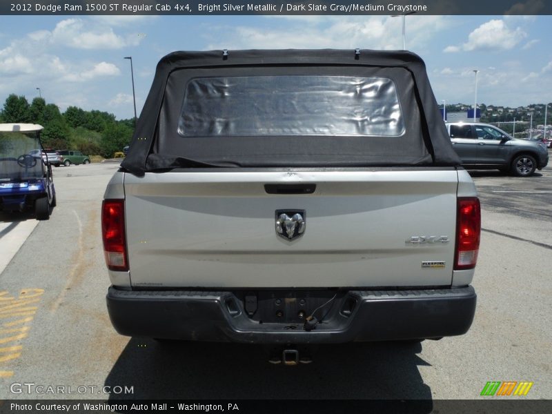 Bright Silver Metallic / Dark Slate Gray/Medium Graystone 2012 Dodge Ram 1500 ST Regular Cab 4x4