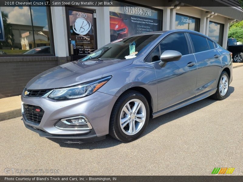 Satin Steel Gray Metallic / Jet Black 2018 Chevrolet Cruze LT