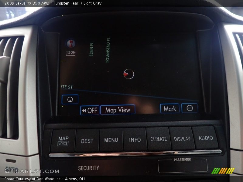 Tungsten Pearl / Light Gray 2009 Lexus RX 350 AWD