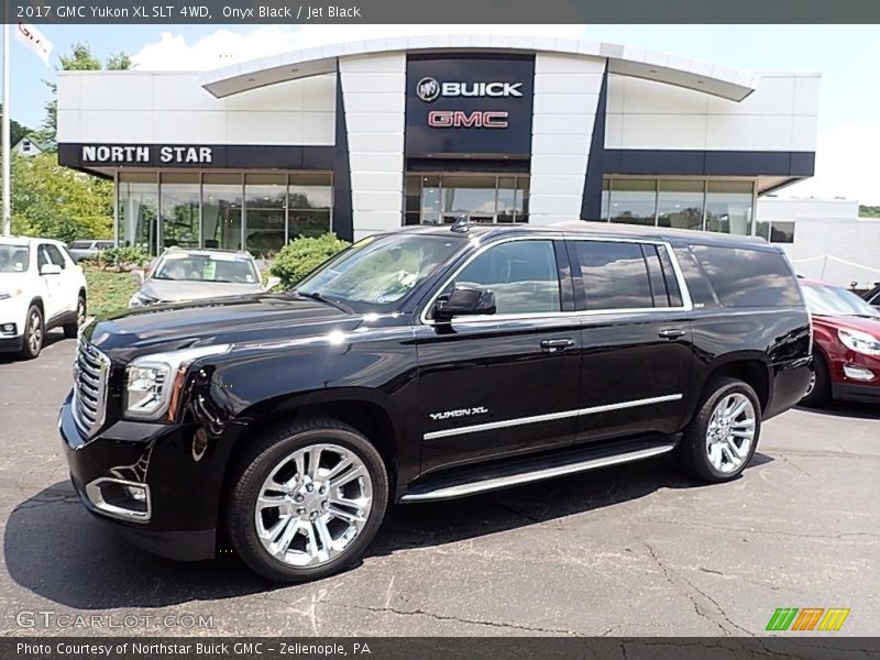 Onyx Black / Jet Black 2017 GMC Yukon XL SLT 4WD