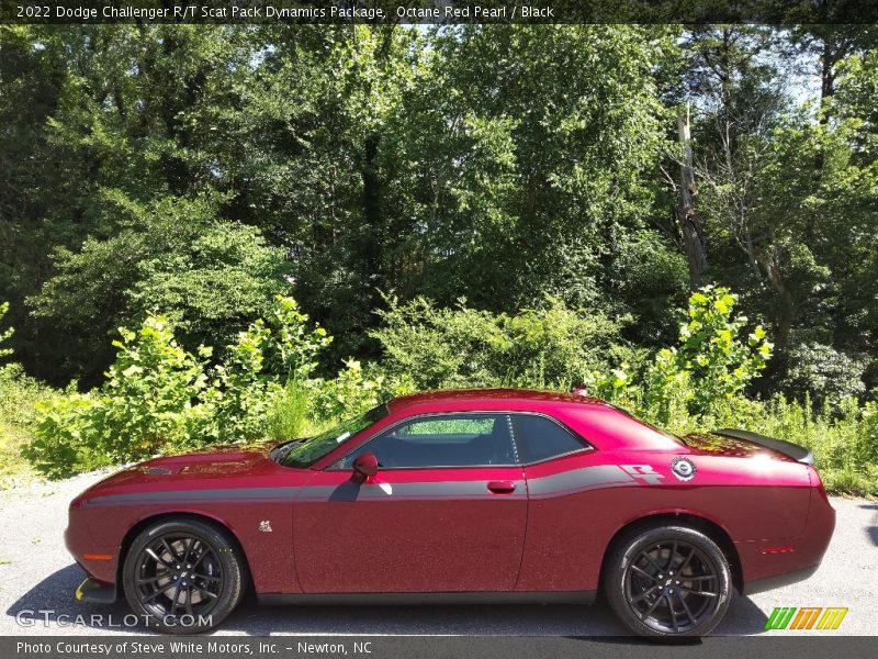 Octane Red Pearl / Black 2022 Dodge Challenger R/T Scat Pack Dynamics Package