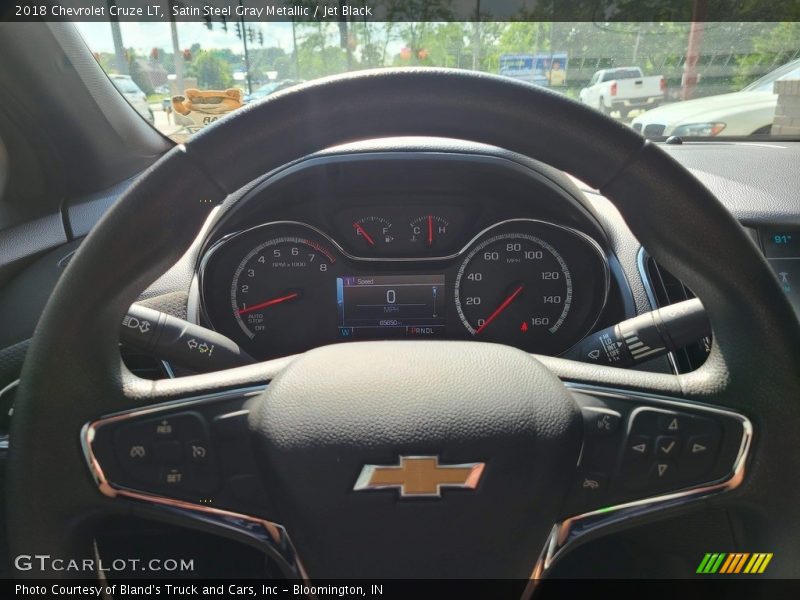 Satin Steel Gray Metallic / Jet Black 2018 Chevrolet Cruze LT