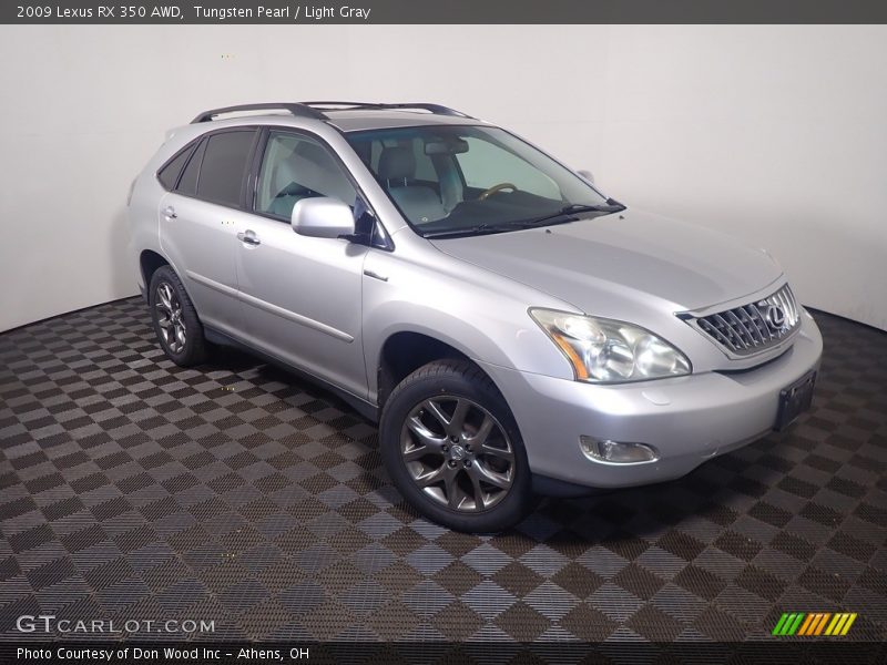 Tungsten Pearl / Light Gray 2009 Lexus RX 350 AWD
