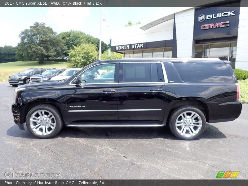 Onyx Black / Jet Black 2017 GMC Yukon XL SLT 4WD