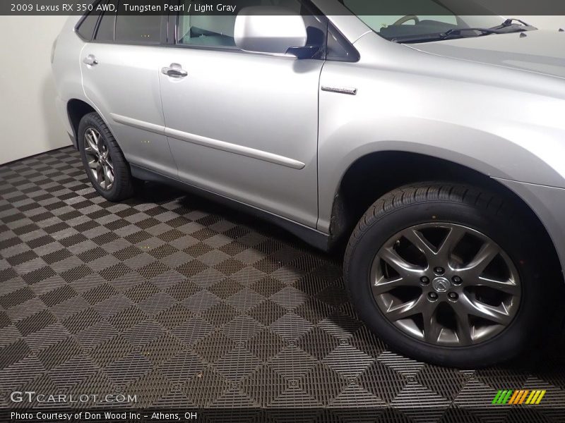 Tungsten Pearl / Light Gray 2009 Lexus RX 350 AWD