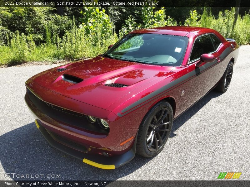Octane Red Pearl / Black 2022 Dodge Challenger R/T Scat Pack Dynamics Package