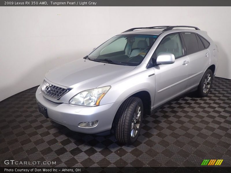 Tungsten Pearl / Light Gray 2009 Lexus RX 350 AWD