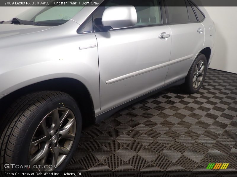Tungsten Pearl / Light Gray 2009 Lexus RX 350 AWD