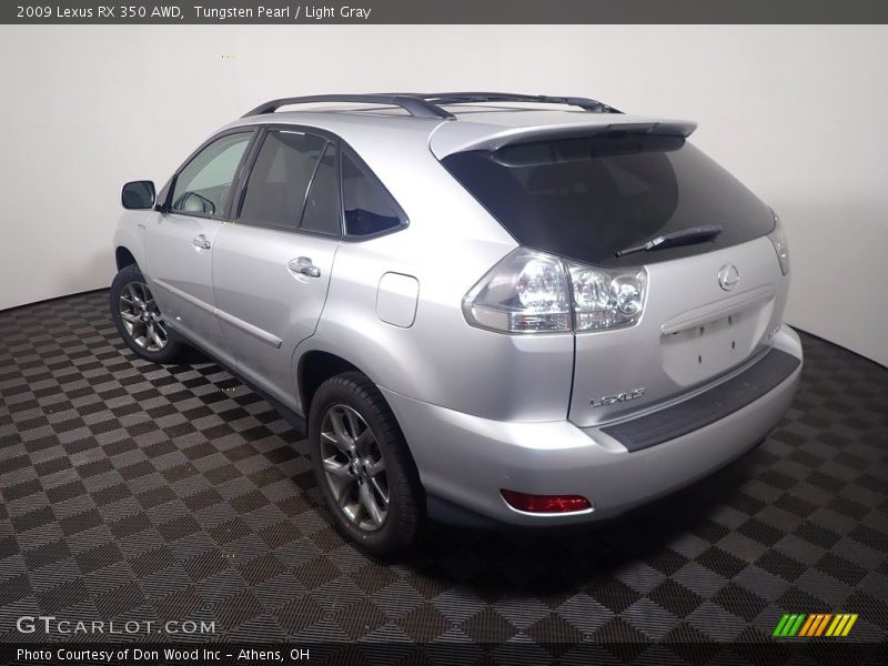 Tungsten Pearl / Light Gray 2009 Lexus RX 350 AWD