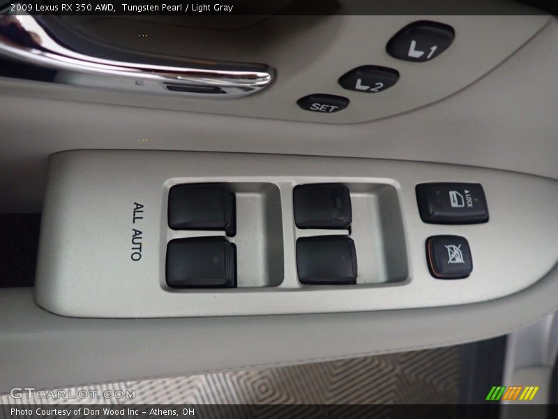 Tungsten Pearl / Light Gray 2009 Lexus RX 350 AWD