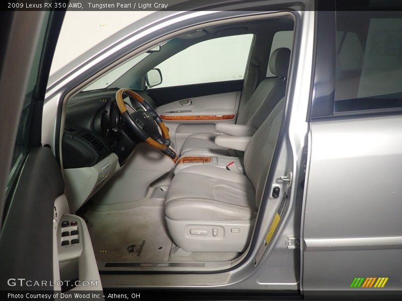 Tungsten Pearl / Light Gray 2009 Lexus RX 350 AWD