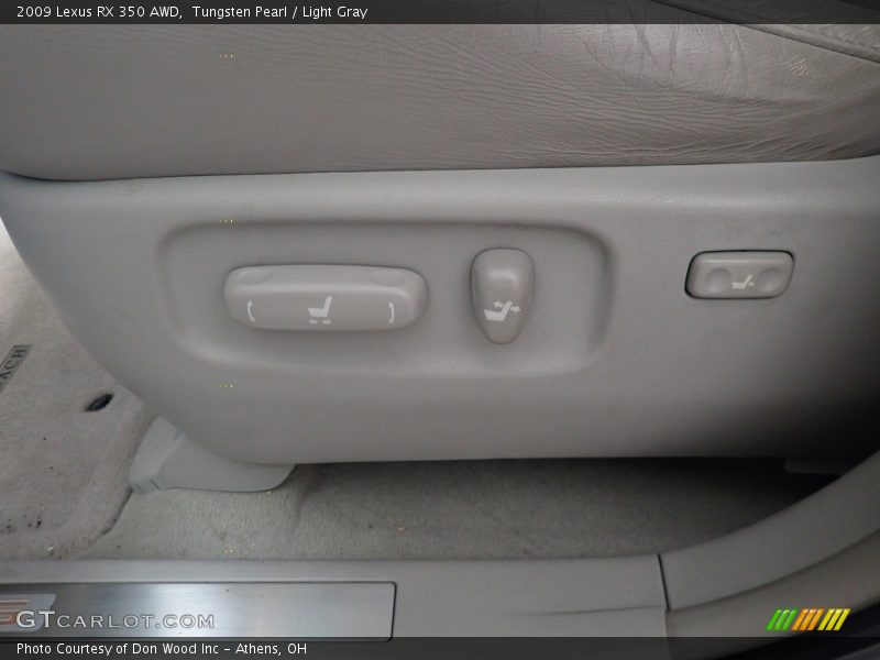Tungsten Pearl / Light Gray 2009 Lexus RX 350 AWD