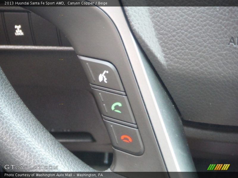Canyon Copper / Beige 2013 Hyundai Santa Fe Sport AWD
