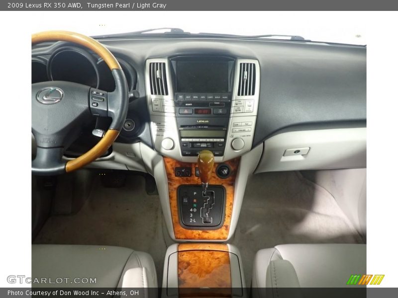 Tungsten Pearl / Light Gray 2009 Lexus RX 350 AWD