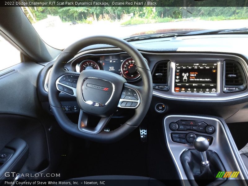 Dashboard of 2022 Challenger R/T Scat Pack Dynamics Package