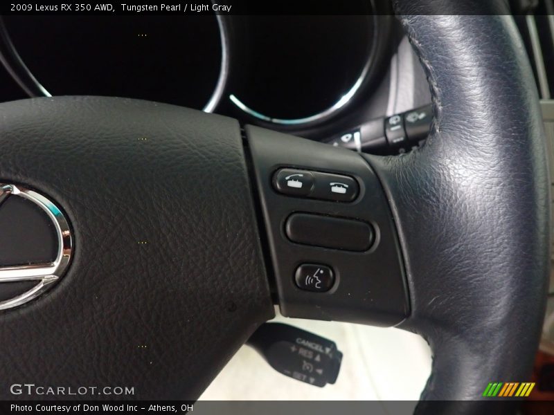 Tungsten Pearl / Light Gray 2009 Lexus RX 350 AWD