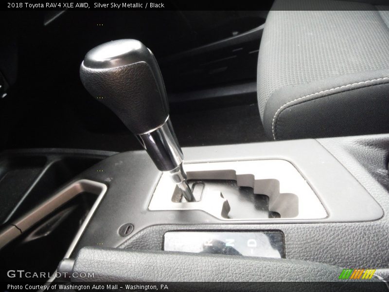 Silver Sky Metallic / Black 2018 Toyota RAV4 XLE AWD