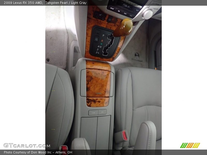 Tungsten Pearl / Light Gray 2009 Lexus RX 350 AWD