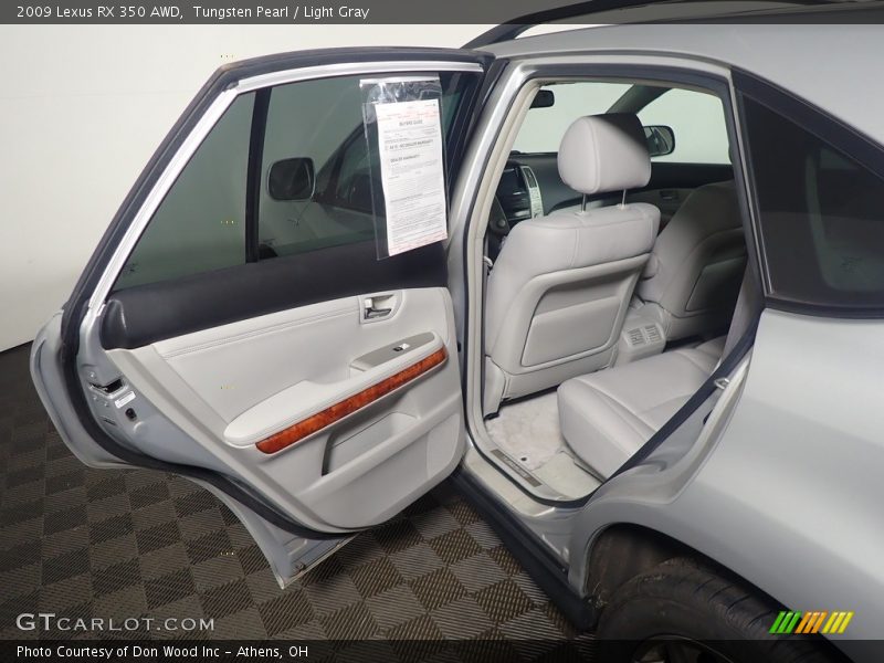 Tungsten Pearl / Light Gray 2009 Lexus RX 350 AWD
