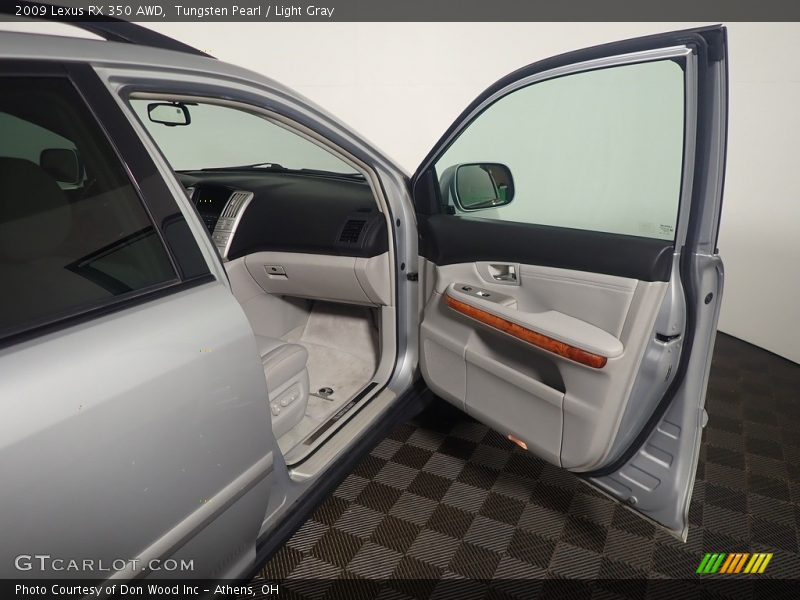 Tungsten Pearl / Light Gray 2009 Lexus RX 350 AWD