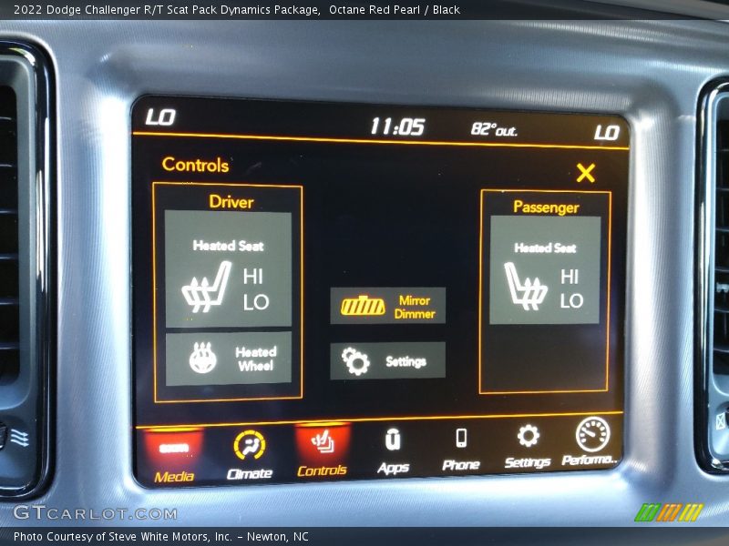 Octane Red Pearl / Black 2022 Dodge Challenger R/T Scat Pack Dynamics Package