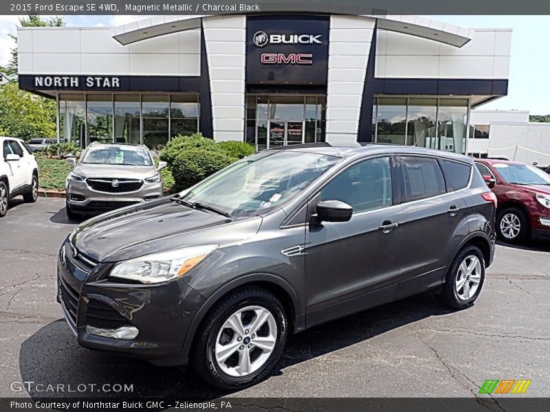 Magnetic Metallic / Charcoal Black 2015 Ford Escape SE 4WD