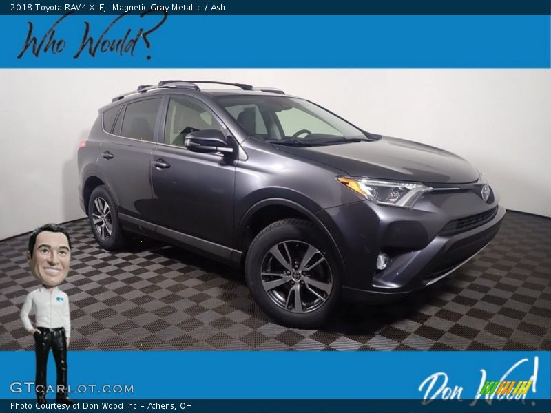 Magnetic Gray Metallic / Ash 2018 Toyota RAV4 XLE