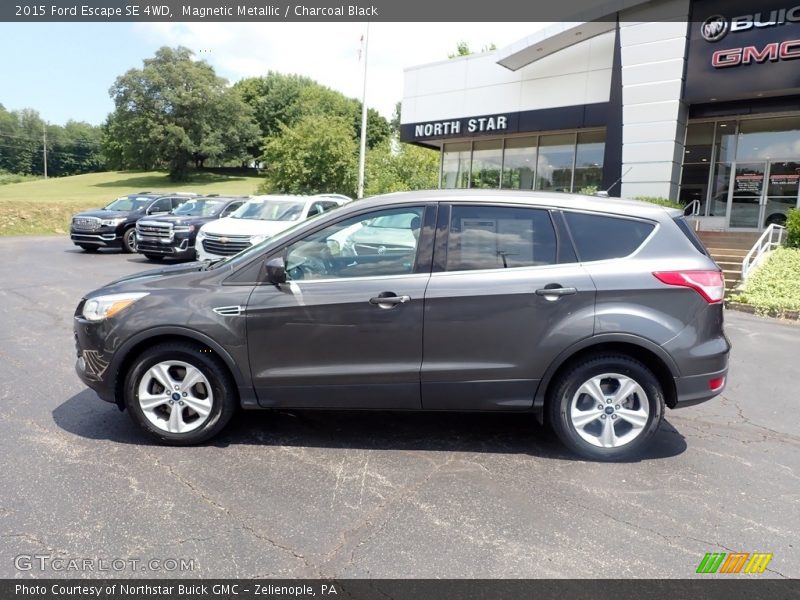 Magnetic Metallic / Charcoal Black 2015 Ford Escape SE 4WD
