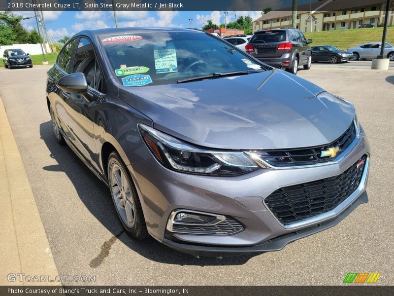 Satin Steel Gray Metallic / Jet Black 2018 Chevrolet Cruze LT