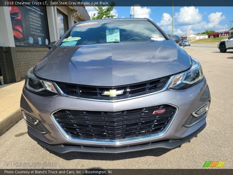 Satin Steel Gray Metallic / Jet Black 2018 Chevrolet Cruze LT