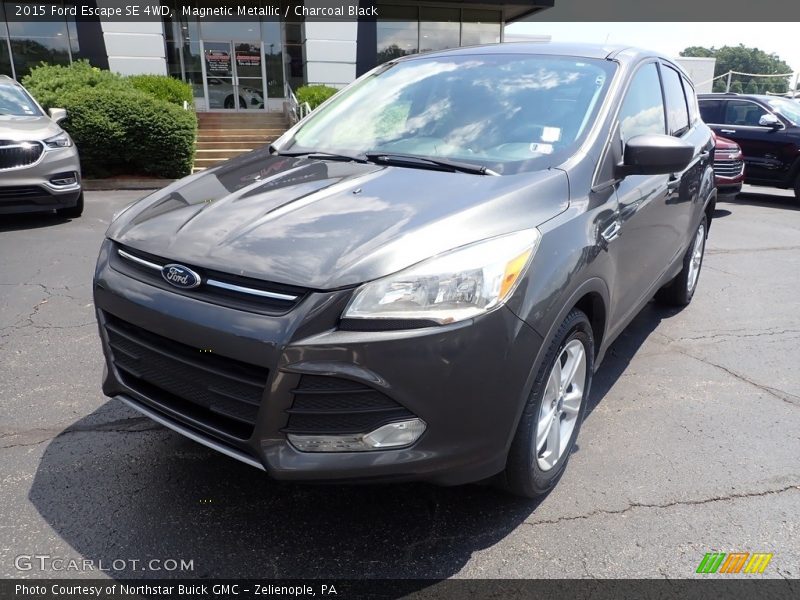 Magnetic Metallic / Charcoal Black 2015 Ford Escape SE 4WD