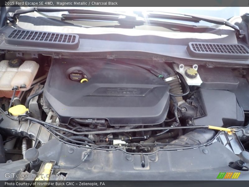 Magnetic Metallic / Charcoal Black 2015 Ford Escape SE 4WD