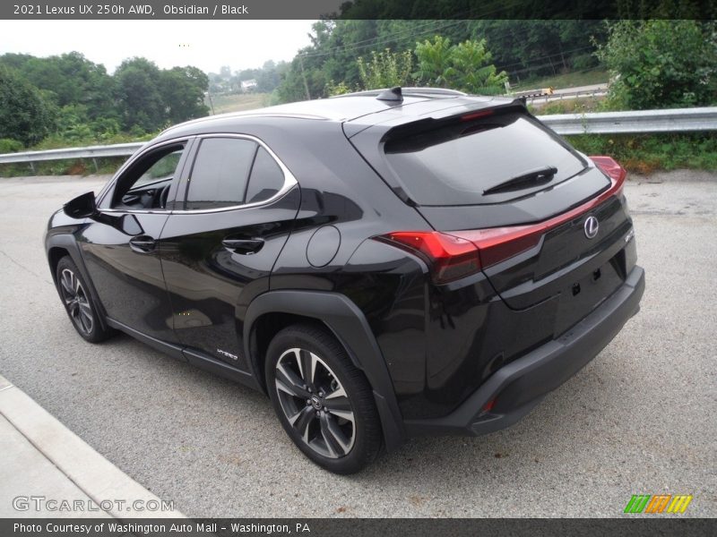 Obsidian / Black 2021 Lexus UX 250h AWD