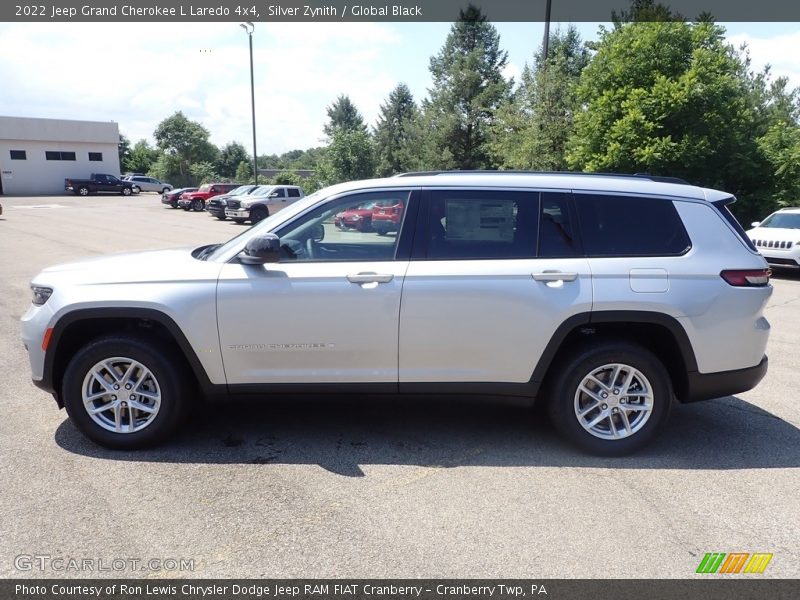 Silver Zynith / Global Black 2022 Jeep Grand Cherokee L Laredo 4x4