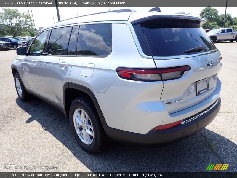 Silver Zynith / Global Black 2022 Jeep Grand Cherokee L Laredo 4x4