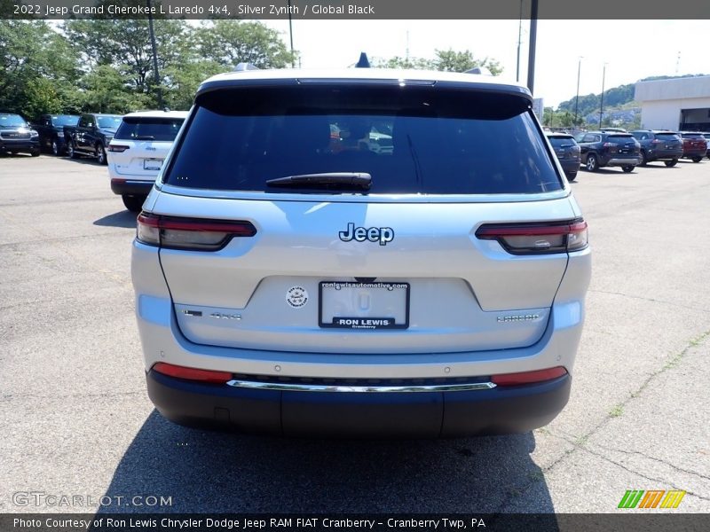 Silver Zynith / Global Black 2022 Jeep Grand Cherokee L Laredo 4x4